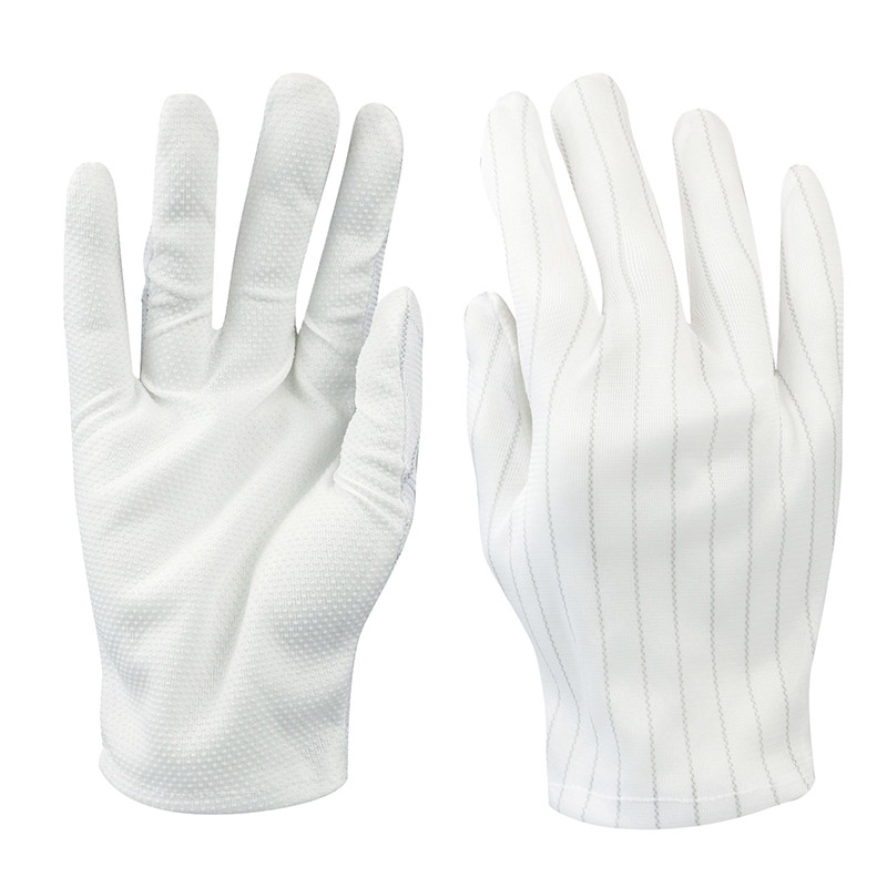 A3 anti-static gloves with PVC dots