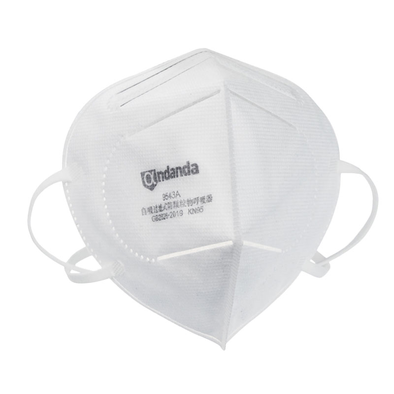 Folding head-mountedrespirator without breathers