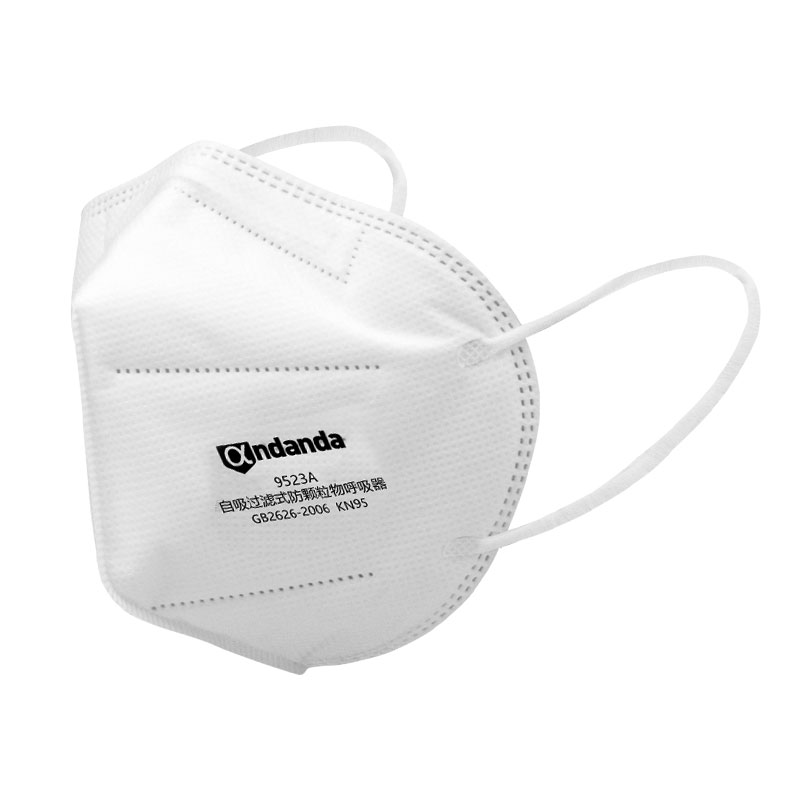 Foldable dust respirator 